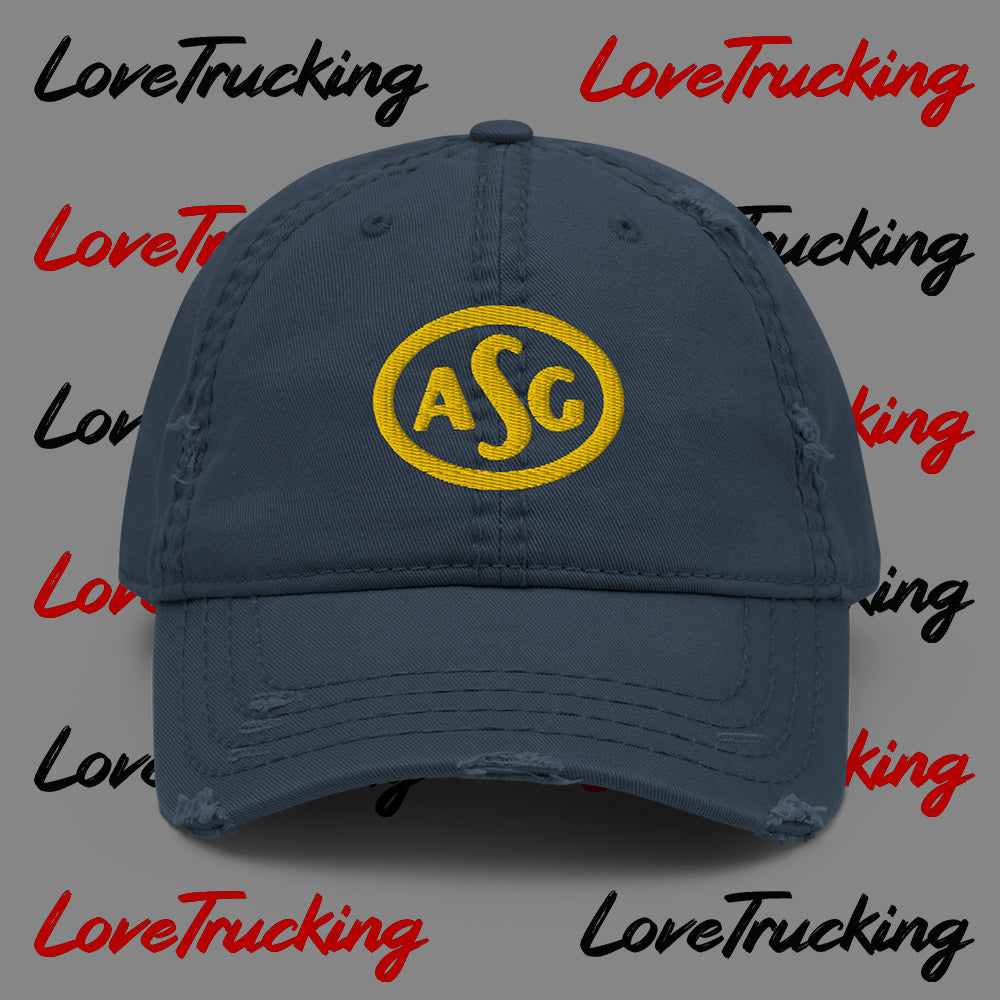 "ASG" Distressed Cap