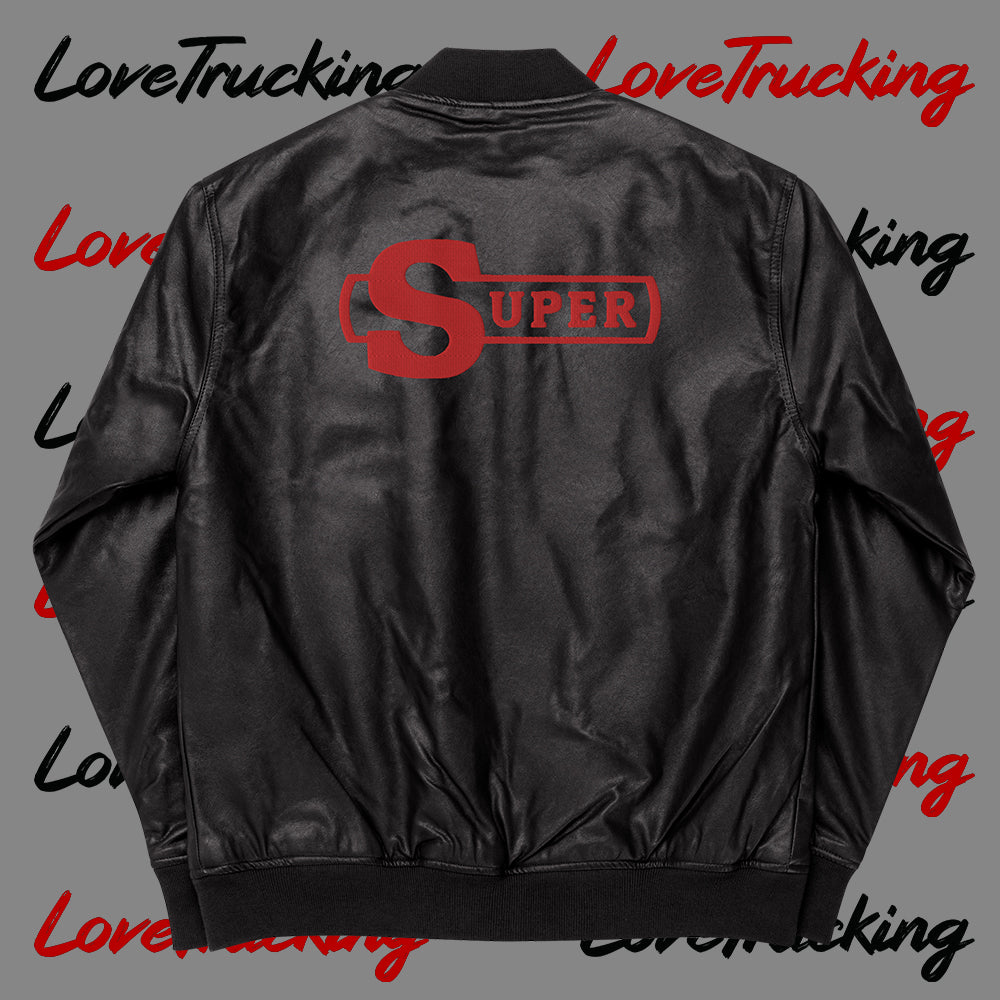 "Super Old School" Leather Jacket