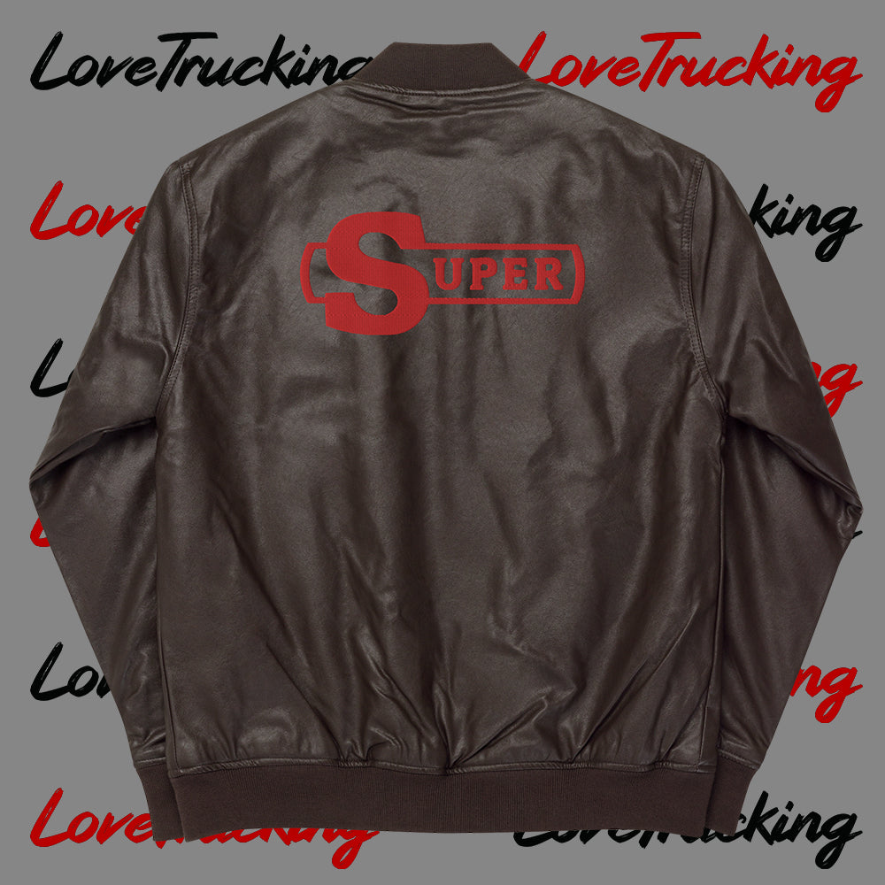 "Super Old School" Leather Jacket