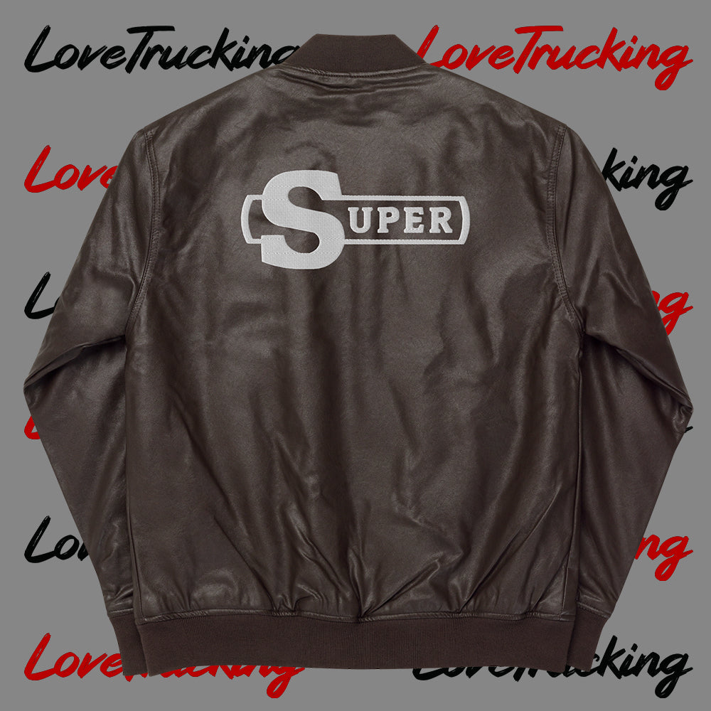 "Super Old School" Leather Jacket