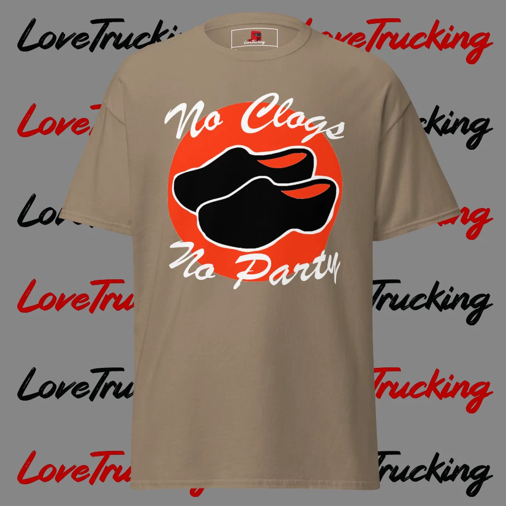 "No Clogs No Party" T-Shirt