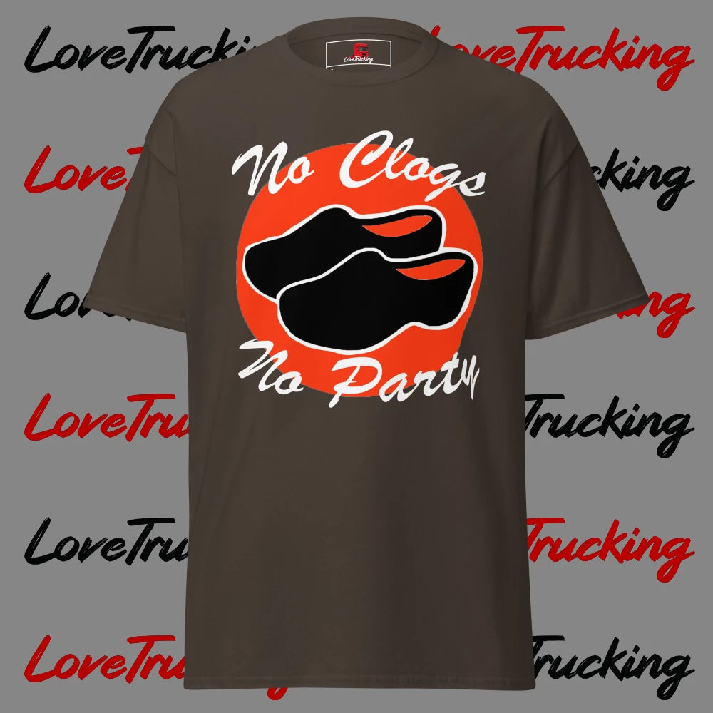 "No Clogs No Party" T-Shirt