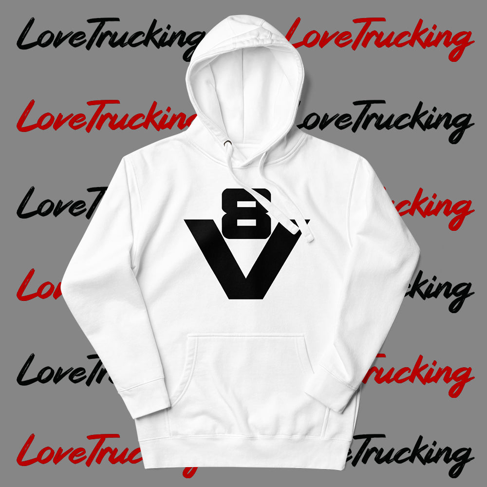 "V8" Hoodie (Black V8)