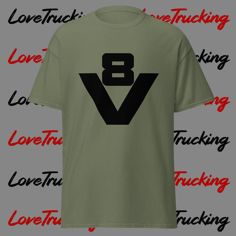 "V8" T-Shirt (Black V8)