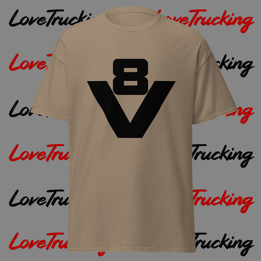 "V8" T-Shirt (Black V8)